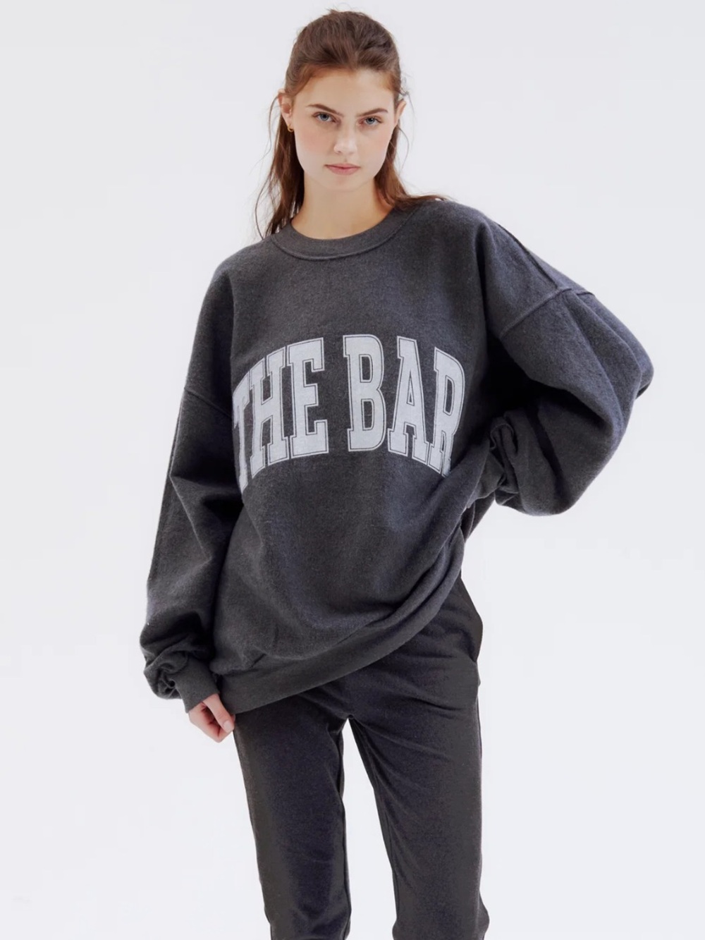 The Bar INSIDE OUT VARSITY SWEATSHIRT